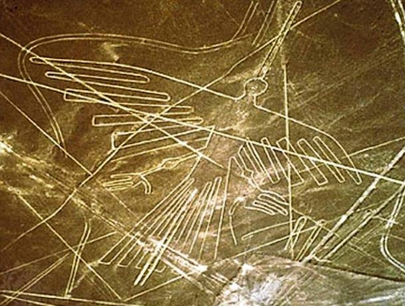 Những đường Nazca là những đường thẳng và hình vẽ lớn bao phủ sa mạc Nazca (Peru, Nam Mỹ) từ lâu đã trở thành  bí ẩn lớn đánh đố nhân loại. Chúng có hình dáng của một con nhện khổng lồ, một con khỉ có đuôi xoắn ốc, hay hình cá voi, chim, chó... chỉ có thể nhìn thấy từ trên cao.